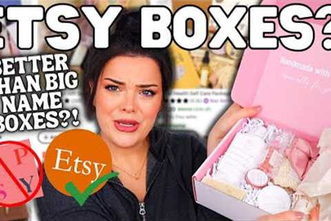 BETTER THAN BIG NAME BOXES?! Unboxing Etsy Subscriptions For the FIRST TIME!