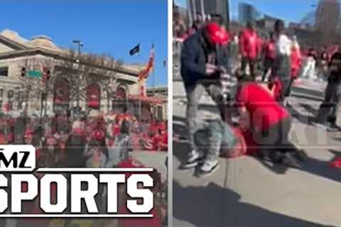 New Video Of Moment Rapid-Fire Shots Rang Out at Kansas City Chiefs Rally | TMZ Sports