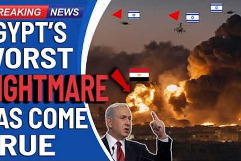 Huge shock to Egypt: Israeli Jets &amp; Attack Helicopters has begun massive airstrikes on Rafah..