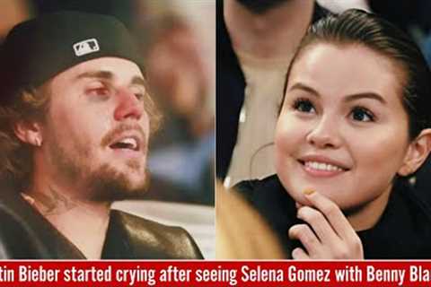 Justin Bieber started crying after seeing Selena Gomez with Benny Blanco during Superbowl