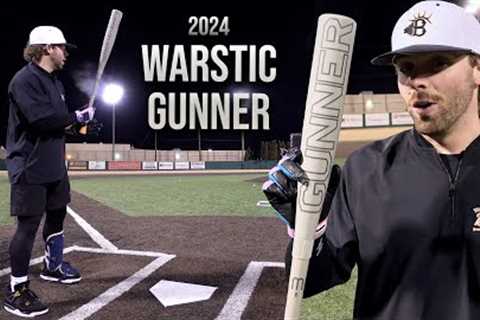 Hitting with the 2024 Warstic Gunner | BBCOR Baseball Bat Review (new BBCOR distance PR)