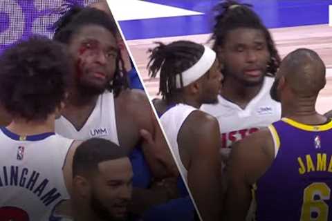 LeBron James Gets EJECTED After Fight With Pistons' Isaiah Stewart