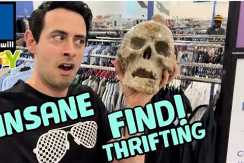 THRIFT with ME  Goodwill ~ CRAZY FIND! Sourcing Thrifting to RESELL ON eBay PROFIT