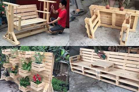4 DIY ideas best creative and recycled pallet - Creative Uses For Old Pallets