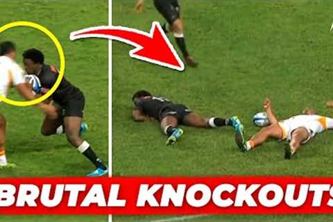 Rugby's Most BRUTAL Knockouts But with Double Brutality!