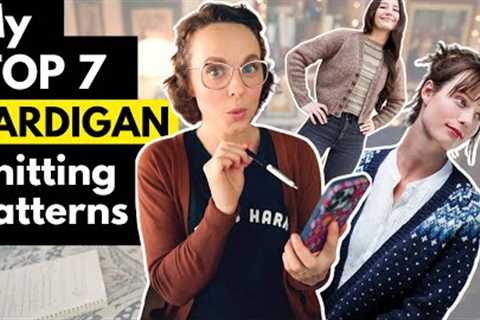 7 EVERYDAY CARDIGANS (Knitting Pattern Rundown)