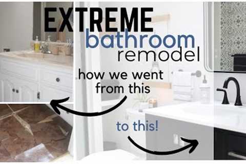 Bathroom Makeover ~ DIY Bathroom Remodel ~ Extreme Bathroom Makeover ~ Bathroom Design Idea