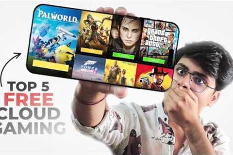 Top 5 *Cloud Gaming App of 2024 | Play PC Games On Mobile Phones 🔥