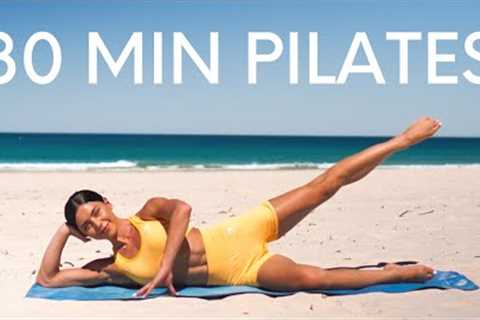 30 MIN FULL BODY WORKOUT || At-Home Intermediate Pilates (No Equipment)