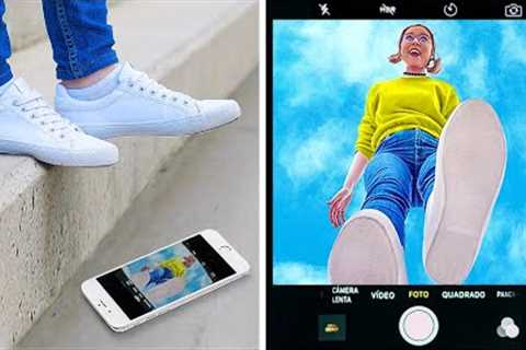 COOL PHOTO TRICKS FOR BEGINNERS AND PROS! || Fun Instagram Photo Hacks by 123 Go! Genius