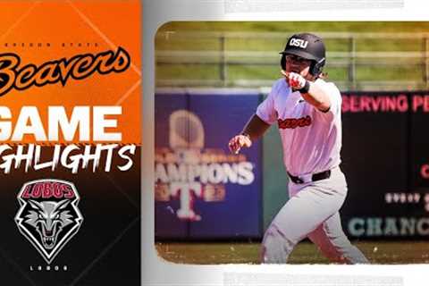 Oregon State Baseball Highlights: 2/16/24 vs. New Mexico