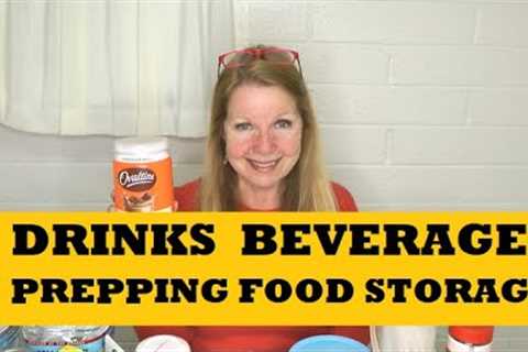 Drinks Beverages For Food Storage Stockpile Prepping Supplies