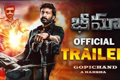 Bhimaa Movie Official Trailer || Gopichand ||  Malvika Sharma || Ravi Basrur || 2024 Telugu Trailers