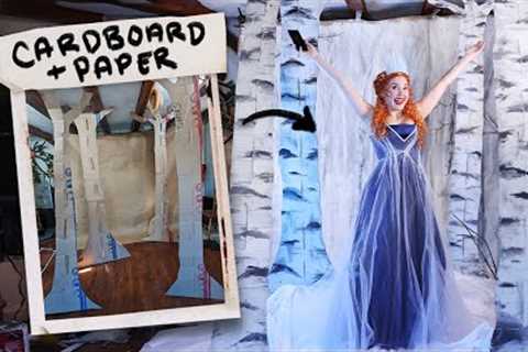 I tried making an entire set out of cardboard &amp; paper!