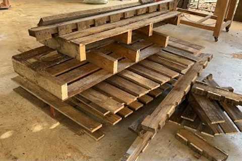 Top Recycled Pallet Wood Ideas That You Can Try At Home. Creative Pallet Wood Processing Projects.