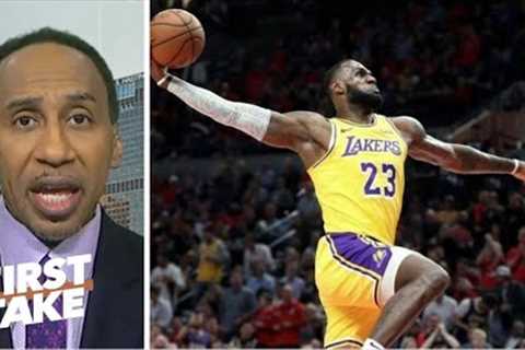 FIRST TAKE | Stephen A. blames LeBron James ruined Slam Dunk Contest because he never participated