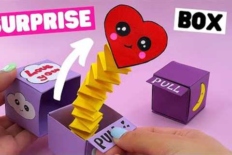 How to make origami SURPRISE BOX [origami pop out box]