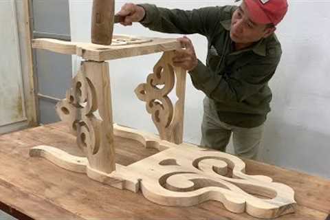 I Love Woodworking // How To Make Very Beautiful And Strong Chairs // Amazing Wood Art