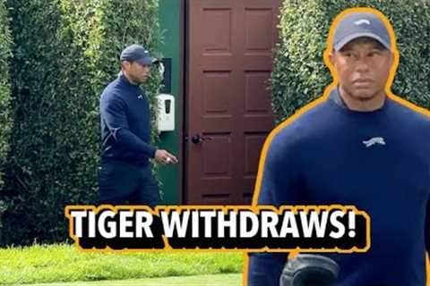 Tiger Woods Forced To Exit Genesis Invitational Following Several Bathroom Emergencies