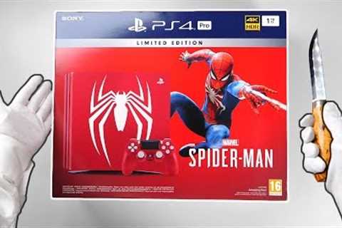 PS4 Pro SPIDER-MAN Limited Edition Console! Unboxing Marvel's Spider-Man Amazing Red Playstation 4