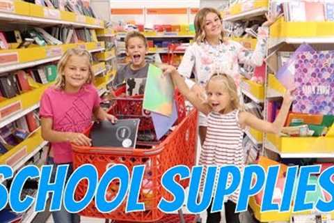 School Supplies for FOUR KIDS | THE LEROYS
