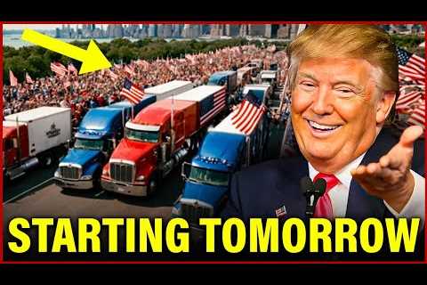 IT'S GOING DOWN TOMORROW!! Every TRUCKER WILL BOYCOTT NEW YORK for TRUMP- FOOD SUPPLY WILL SHUTS OFF