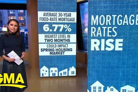 Mortgage rates on the rise