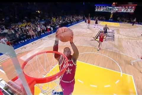 LeBron James Throws Down Crazy Dunk After Insane Alley Oops From Paul George At All Star Game
