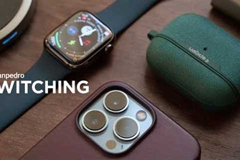 After 10 Years of Android - iPhone 13 Pro, Apple Watch Series 7 &amp; AirPods Pro Unboxing | ASMR
