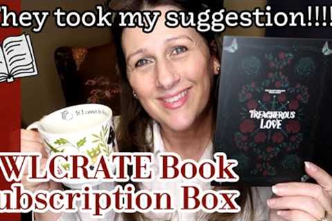 OWLCRATE Young Adult Book Subscription Box February 2024 UNBOXING | Treacherous Love