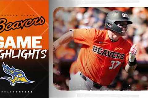Oregon State Baseball Highlights: 2/18/24 vs CSU Bakersfield
