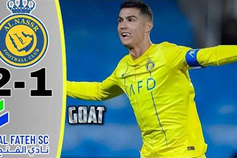 Cristiano Ronaldo Goals 🔥 Al Nassr vs Al Fateh 2-1 Saudi Pro League 2024 Highlights All Goals