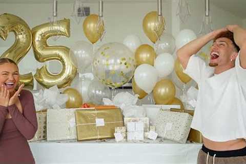 SURPRISING RYAN WITH 25 GIFTS FOR HIS 25TH BIRTHDAY!!