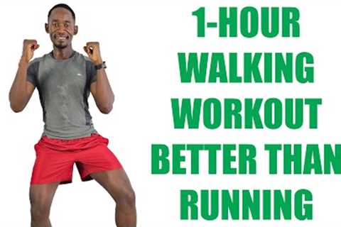 1-HOUR FAT BURNING WALK AT HOME WORKOUT Better Than Running