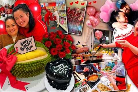 VLOG: partying with my family, birthday surprises, NO budget shopping spree, Valentine's Day date!..