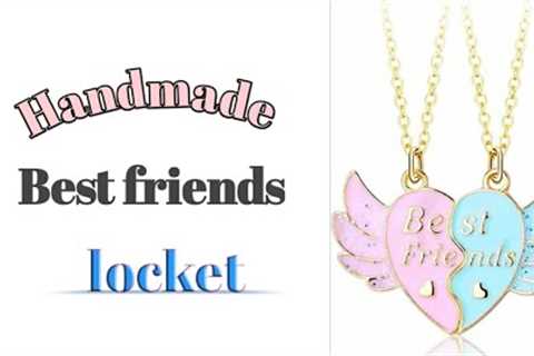 DIY Friendship Day Gift ideas Handmade easy/Best friends heart locket/Friendship day craft