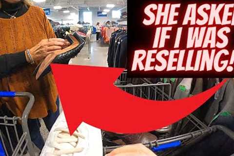 She confronted me in the GOODWILL and said this!