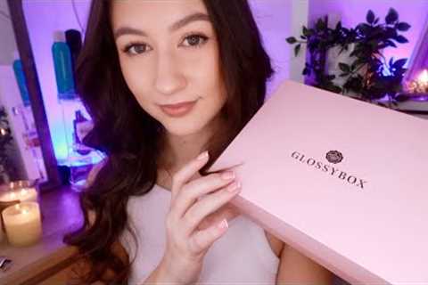 ASMR Glossybox Unboxing 💕 Beauty Haul, Tapping, Whispering &amp; Crinkles 🤤
