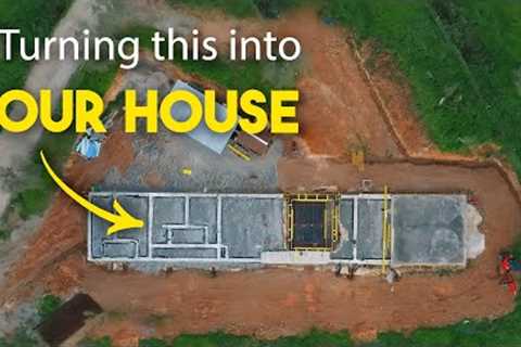 Building our House Start To Finish Ep14: The massive concrete forms are installed