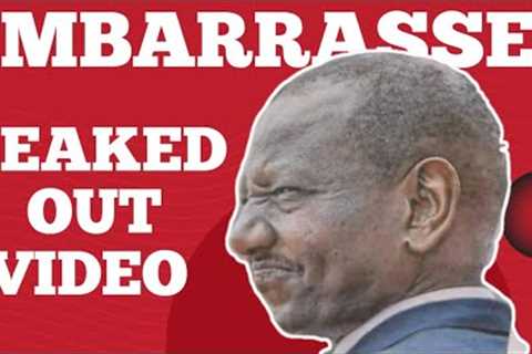 Nowhere To Hide For Ruto As A Video Emerged On Social Media Exposing Him