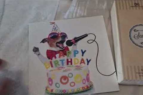 unboxing my birthday gifts
