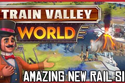 AMAZING NEW RAIL SIM! - Train Valley World (Demo Gameplay)
