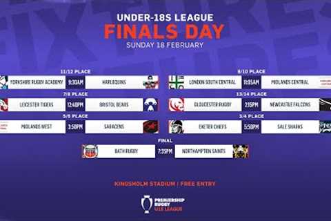 🔴 LIVE | Under-18s Finals Day 2024 | Gallagher Premiership Rugby