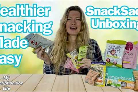 SnackSack Unboxing: Discover the Ultimate Snack Subscription Box for Smart Snacking!