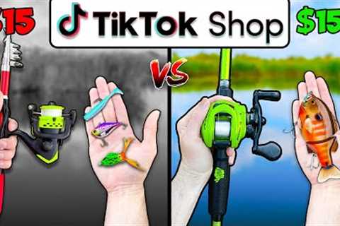 $15 vs $150 TikTok Shop Budget Fishing Challenge
