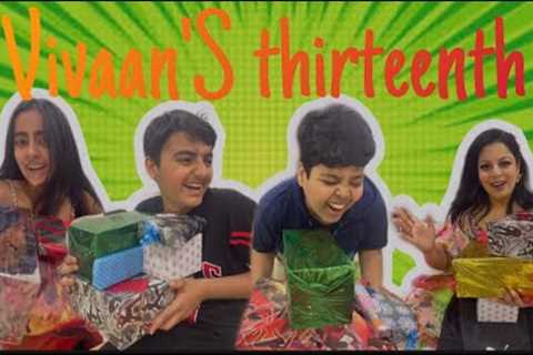 Vivaan's thirteenth birthday gifts unboxing/crazy and expensive gifts/NEVIVlogs
