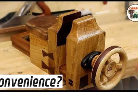 ⚡ I made a sturdy and usable bench top vise that I can later pass down to my son / Fine Woodworking