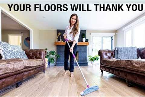 How to Clean Floors (Hardwood, Laminate &amp; Luxury Vinyl)