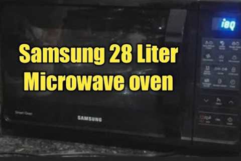 Samsung 28 liter microwave oven cooking Demo / Make cake in Convection Mode | samsung oven