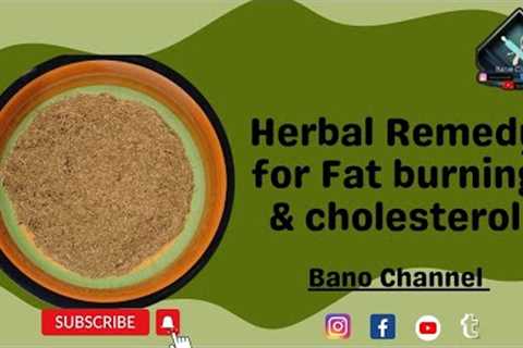 Herbal Remedy For Fat Burning &amp; Cholesterol Control | By @banochannel64